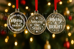 Christmas Ornament Svg, Christmas Svg, Christmas Glowforge Product Image 8