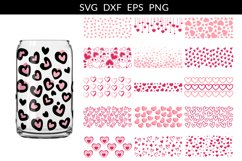 Can Glass Wrap Bundle, Can Glass Wrap svg Valentines SVG Product Image 1