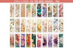 Spring Pen Wraps PNG, Pen Wraps Bundle, Epoxy Resin Pens, Product Image 3