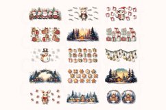Christmas Mug Wraps Sublimation PNG Bundle, Christmas Wrap Product Image 3
