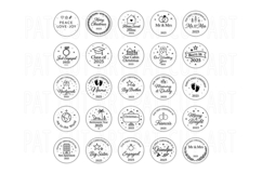 First Christmas Ornament Svg, First Christmas Svg, Glowforge Product Image 3