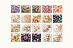 Flowers 20oz Skinny Tumbler PNG, Flowers Tumbler,Floral Wrap Product Image 4