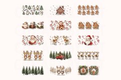 Christmas Mug Wraps Sublimation PNG Bundle, Christmas Wrap Product Image 4