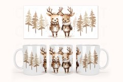 Christmas Mug Wraps Sublimation PNG Bundle, Christmas Wrap Product Image 5