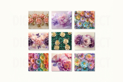 Flowers 20oz Skinny Tumbler PNG, Flowers Tumbler,Floral Wrap Product Image 6