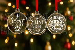 Christmas Ornament Svg, Christmas Svg, Christmas Glowforge Product Image 7