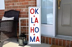 Oklahoma SVG, 4th Of July Porch Sign SVG Design Product Image 3
