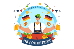 11 Happy Oktoberfest Beer Festival Illustration Product Image 4
