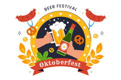 11 Happy Oktoberfest Beer Festival Illustration Product Image 5