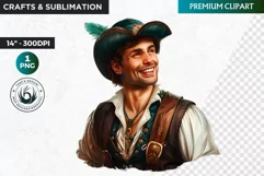 Oktoberfest Clipart, bavarian man, Beer festival, german man Product Image 1