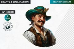 Oktoberfest Clipart, bavarian man, Beer festival, german man Product Image 1