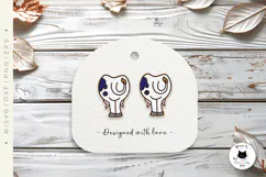 Funny Farm Animal Butt Earrings | Farm Laser Cut SVG Product Image 6
