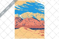 Olancha Peak on Tulare-Inyo County in Sierra Nevada WPA Product Image 1