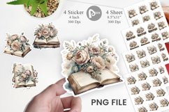 Old Book Sticker Product Image 1
