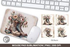 Mouse Pad Old Boots Product Image 1