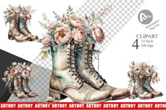 Old Boots Clipart Product Image 1