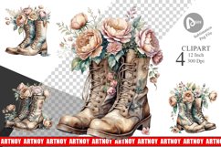 Old Boots Clipart Product Image 1