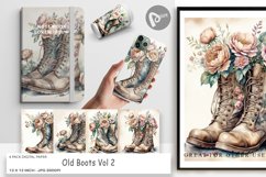 Digital Paper Old Boots Product Image 1