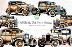 Old Classic Car Retro Vintage Sublimation Product Image 1