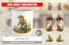 Mug Wrap Old Farmer Product Image 1