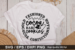 Old fashioned hot cocoa bar cookies - Christmas SVG Design Product Image 1