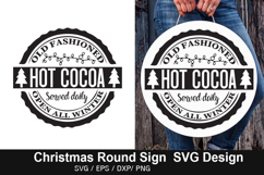 Christmas Round Sign SVG Bundle - Christmas Design Product Image 12