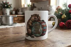 Old-Fashioned Toy Shelf Animals Sublimation Product Image 6