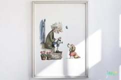 Old Friends Clipart Sublimation Product Image 2