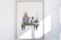 Old Friends Clipart Sublimation Product Image 2