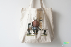 Old Friends Clipart Sublimation Product Image 4