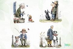 Old Friends Clipart Sublimation Product Image 7