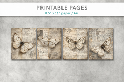 antique junk journal pages, vintage collage Product Image 2