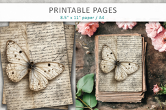 antique junk journal pages, vintage collage Product Image 1