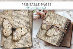 antique junk journal pages, vintage collage Product Image 3