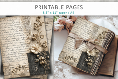 antique paper junk journal pages, retro paper Product Image 3