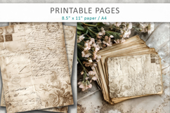 vintage letters junk journal pages Product Image 1