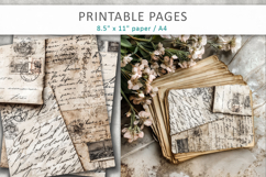 antique letters junk journal pages Product Image 4