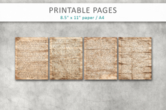 vintage letters old paper, historical paper Product Image 2