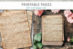 vintage letters old paper, historical paper Product Image 3