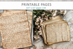 vintage letters old paper, historical paper Product Image 1