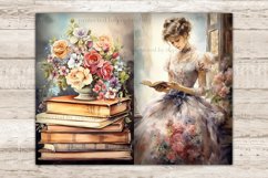 Old Library Junk Journal Pages, Vintage Journal Card, GlamArtZhanna, Old Book Junk Journal Paper, Booklover Collage Pages, Victorian Digital Collage Sheet, Bookworm Diary Pages, Digital Scrapbook Paper Kit, Bookshelf Journal Supplies, Woman Journal Printa