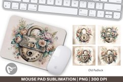 Mouse Pad Old Padlock Product Image 1