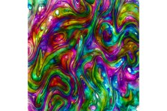 20 Oz Abstract Watercolor Waves Tumbler Product Image 6