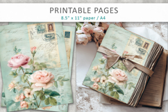 vintage floral junk journal Product Image 4