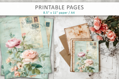 vintage floral junk journal Product Image 6