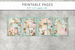 antique postcards, scrapbook paper Product Image 2