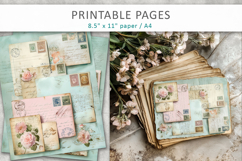 antique postcards, scrapbook paper Product Image 5
