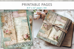 vintage romantic junk journal Product Image 5