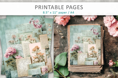 vintage junk journal, antique postcards Product Image 3