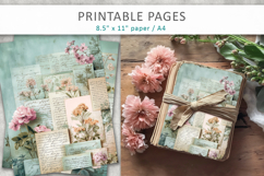 vintage junk journal, antique postcards Product Image 4